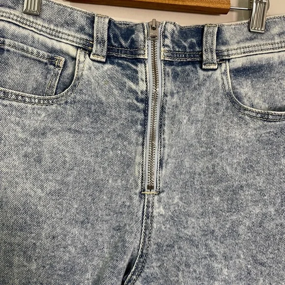 Hollister Womens Jeans Size 7 Blue Ultra High Rise Vintage Short 4" Denim - Picture 4 of 9